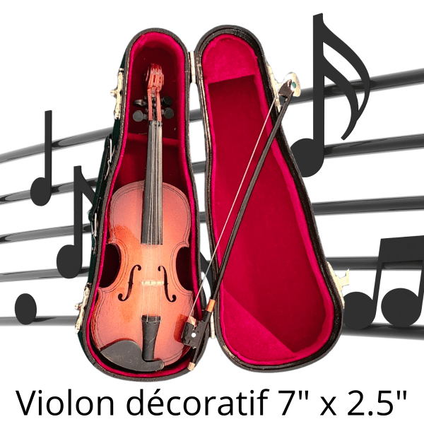 Mini violon décoratif