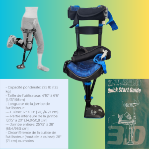 Béquille main libre IWALK 3.0