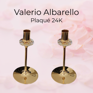 Chandeliers Valerio Albarello plaqué 24K