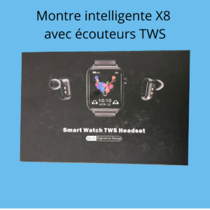 Montre intelligente X8 (neuve)